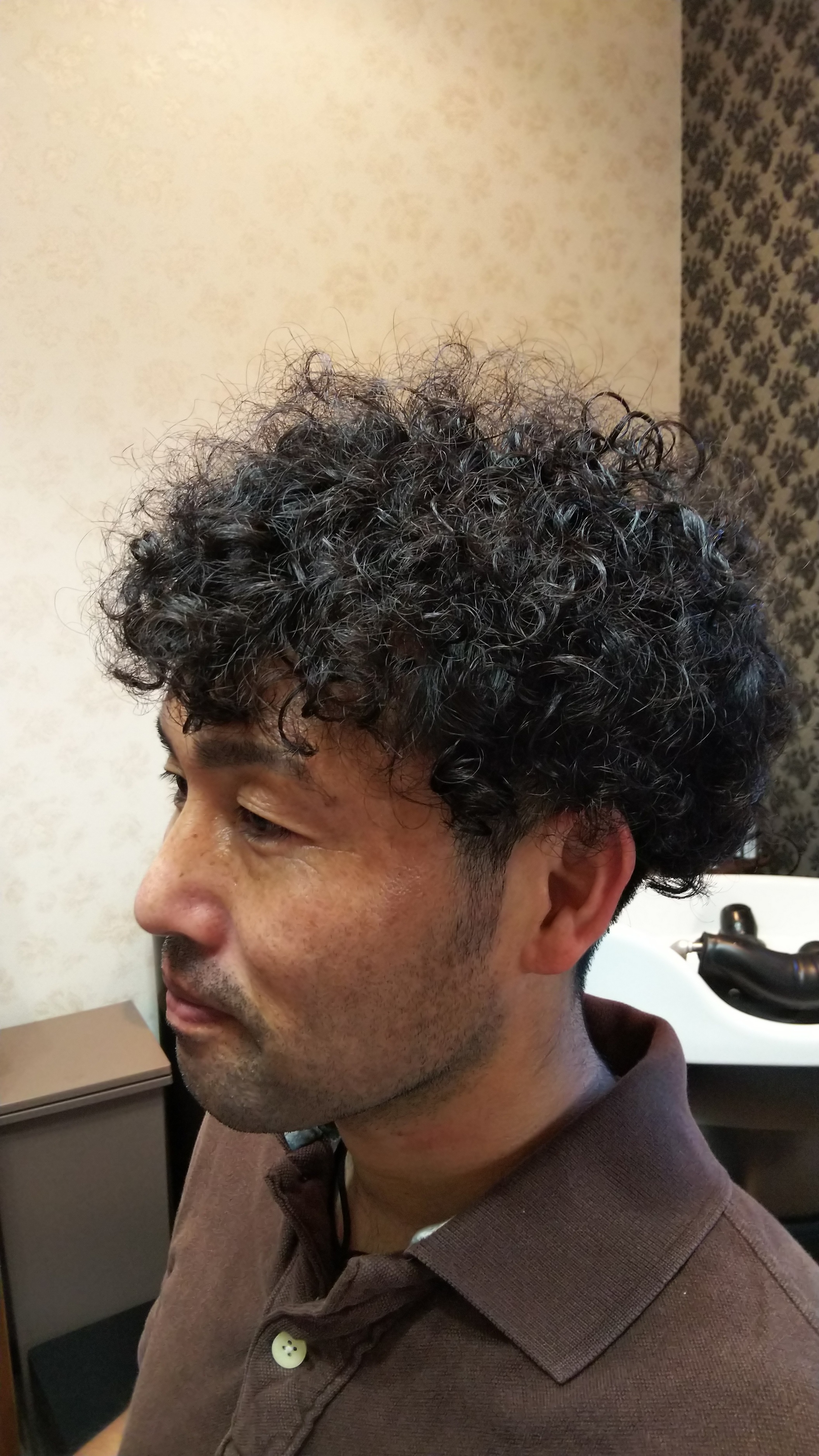 ユニーク40 代 メンズ パーマ ショート スパイラル 無料のヘアスタイル画像